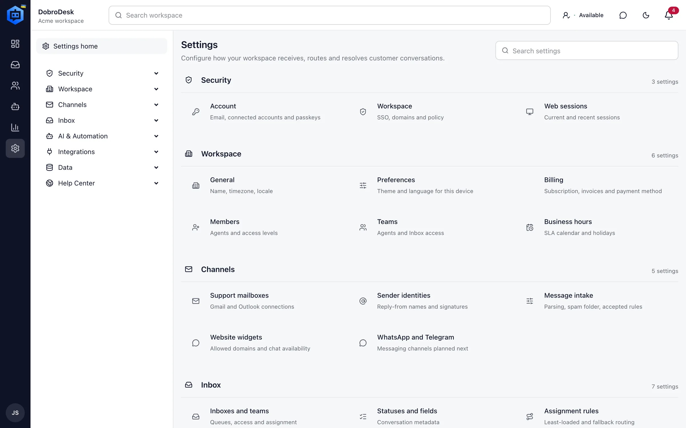 Give teammates separate accounts, scope access by role and keep AI evidence and human handoffs visible.